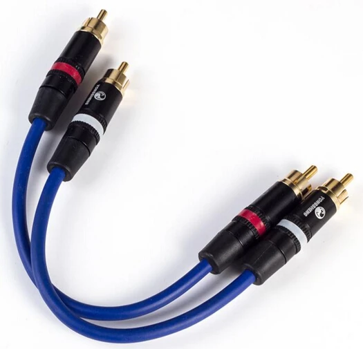 High quality Original Aune High end RCA TO RCA HIFI Audio Cable 24CM