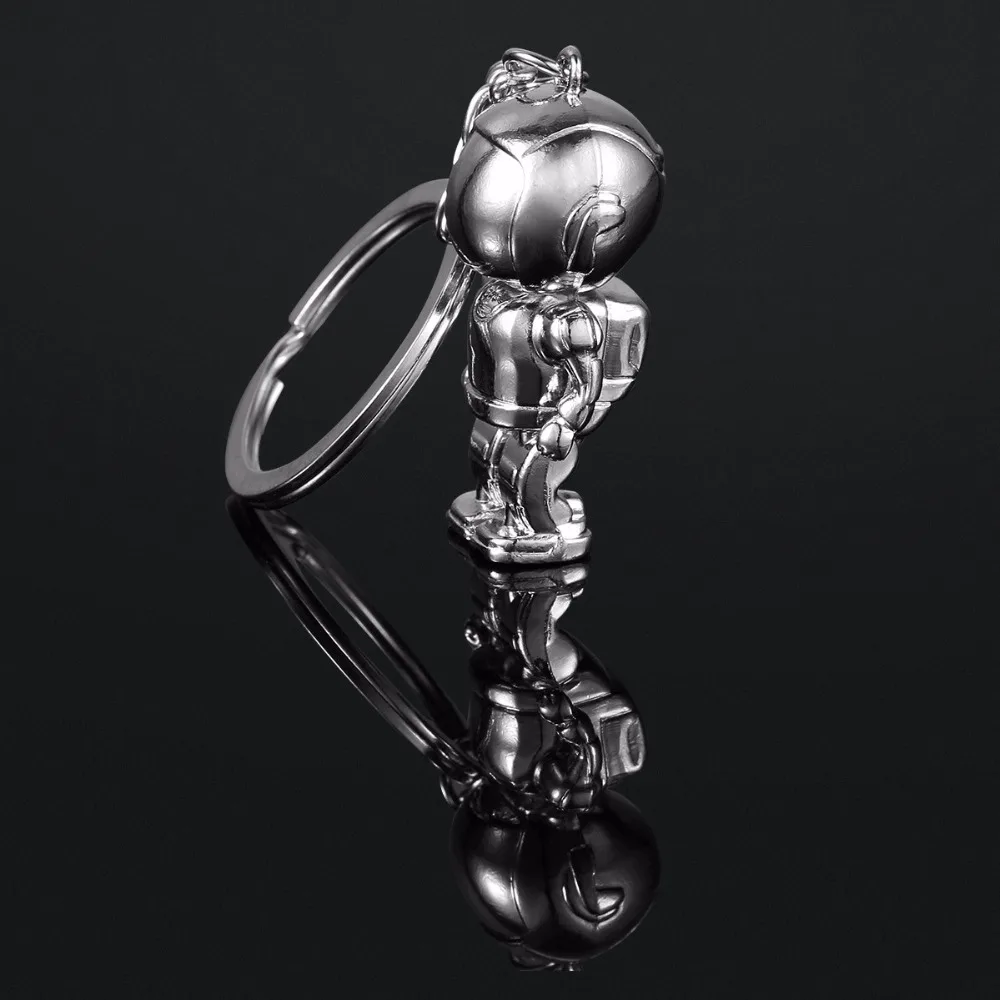 

2pieces Metal Solid A* Robot Keychain Cartoon Robot KeyChain Car Key Rings for Japanese and other car makers