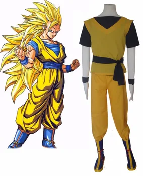 

Dragon BallZ Son Goku Super Saiyan KongFu Uniform Cosplay Costume