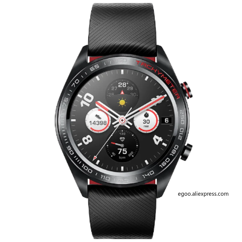 Новейший huawei honor watch magic smartwatch 1,2 дюймов AMOLED сенсорный экран heartrate мониторинг BT4.2 BLE gps 5ATM водонепроницаемый