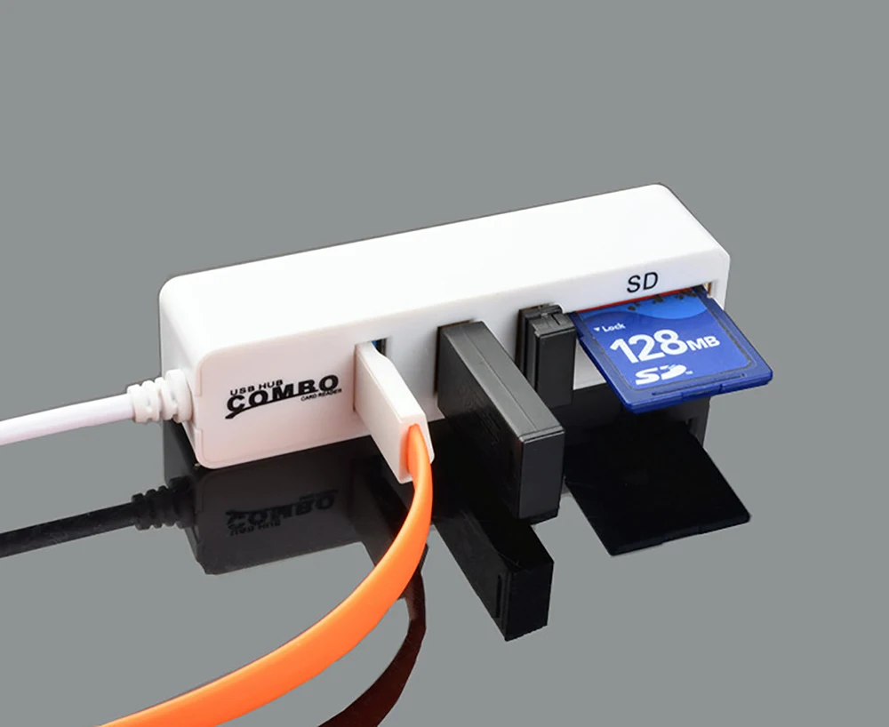 2 в 1 type-C OTG USB 2,0 концентратор USB C разветвитель Combo 3/6 портов USB& SD/TF кардридер Micro USB Combo для ПК ноутбука компьютера