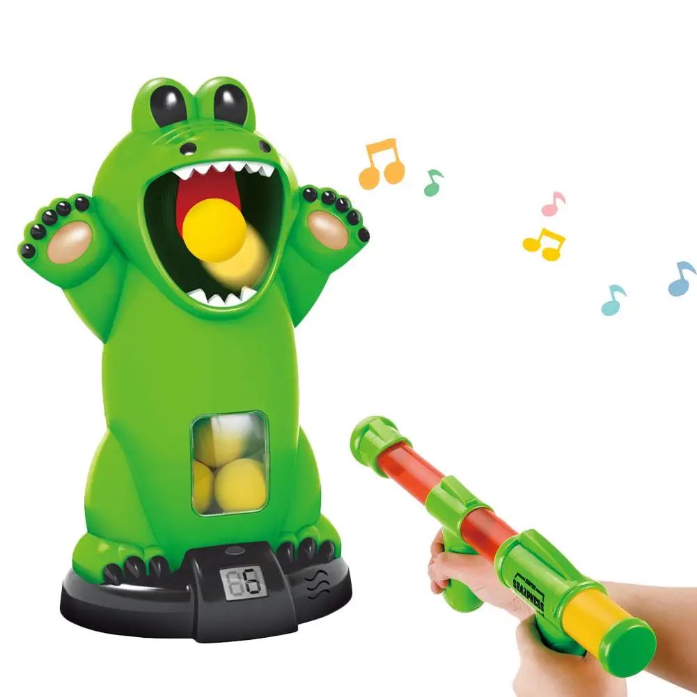 

Kids Shooting Toy Crocodile Shooting Safety Innovative Air-powered Educational Toys Puzzle Doll