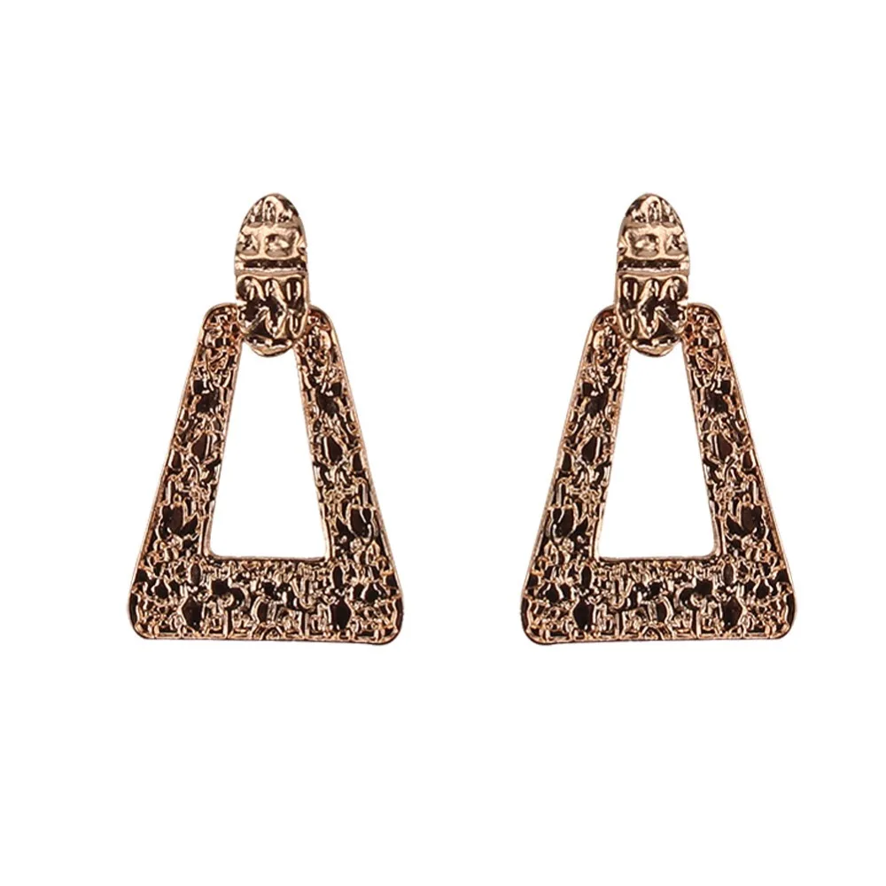

Gold ZA Drop Dangle Earrings For Women Big Fashion Jewelry Geometric Wedding Christmas Vintage Statement Earings Brincos 2018