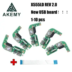 1-10 шт Новые! Для ASUS X555 X555L X555LD X555LD_IO USB аудио карта плата считывателя REV: 2,0 мб 100% тестирование Быстрая доставка