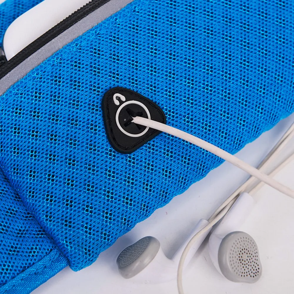 [9,5*40 cm] bolsas de deporte multifunción de calidad para correr a la cintura para música con auriculares con orificios para teléfonos inteligentes bolsas deportivas