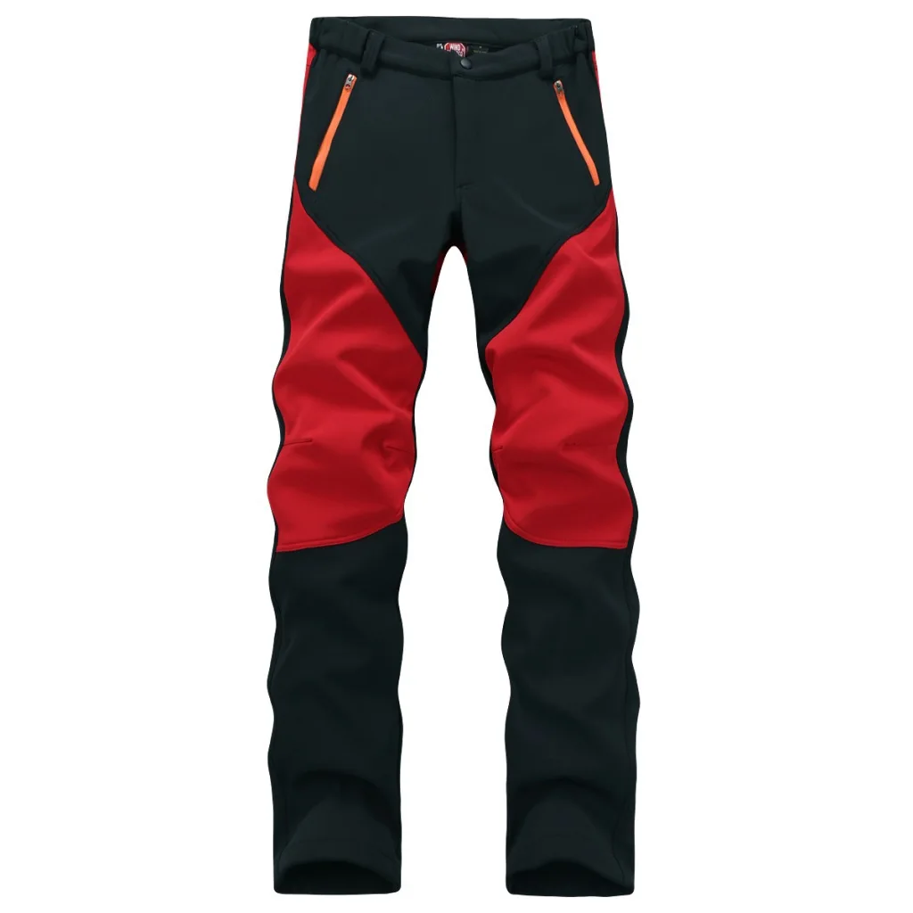 

Outdoor soft shell pants female cold proof warm and windproof waterproof pants mountaineering shark leather pants