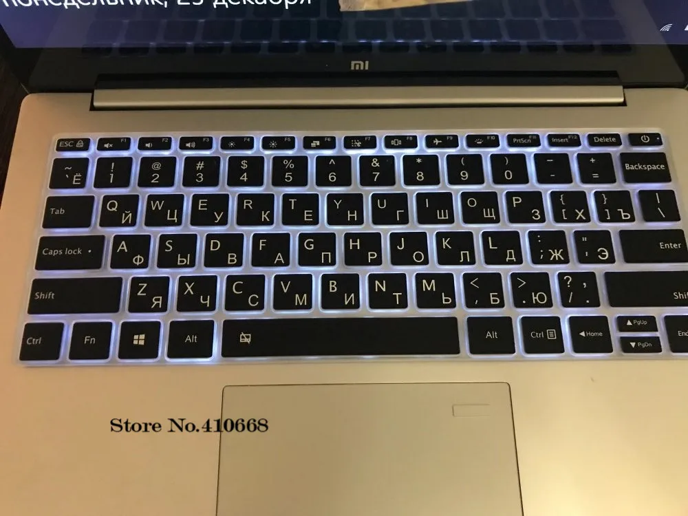 Силиконовая Защитная Наклейка на клавиатуру для Xiaomi Mi Laptop Notebook Air 12 5|keyboard cover