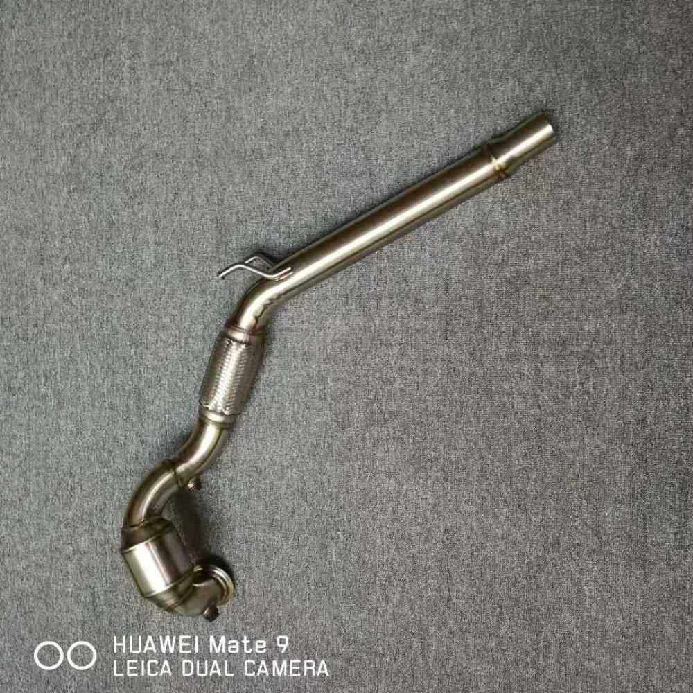 

2.5inch downpipe with 200cell cat for mk7 ea211 golf 1.4t