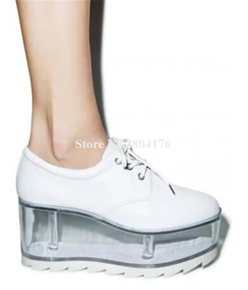 Leisure Shoes Transparent Bottom Height 