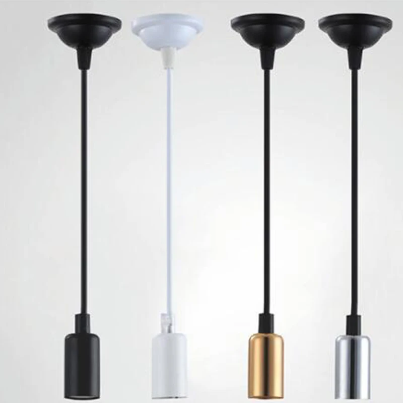 

4 Color Options Pendant Lamp Modern Vintage Bar Restaurant Bedrooms Hanging Lamp E27 Art Pendant Light AC 110V 220V