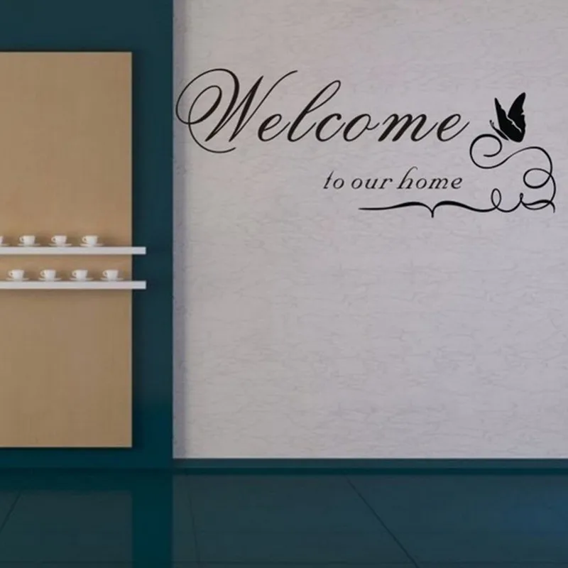 Bienvenidos A Nuestra Casa De Cotizacion De La Pared Sticker Decal