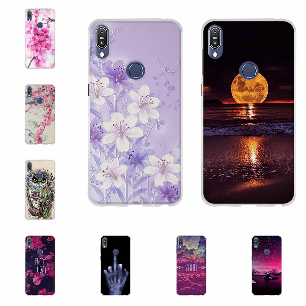 

For Asus Zenfone Max Pro M1 ZB601KL ZB602K Case TPU For Asus Max Pro M1 ZB601KL Cover 3D Pattern For Asus Max Pro M1 ZB602K Capa