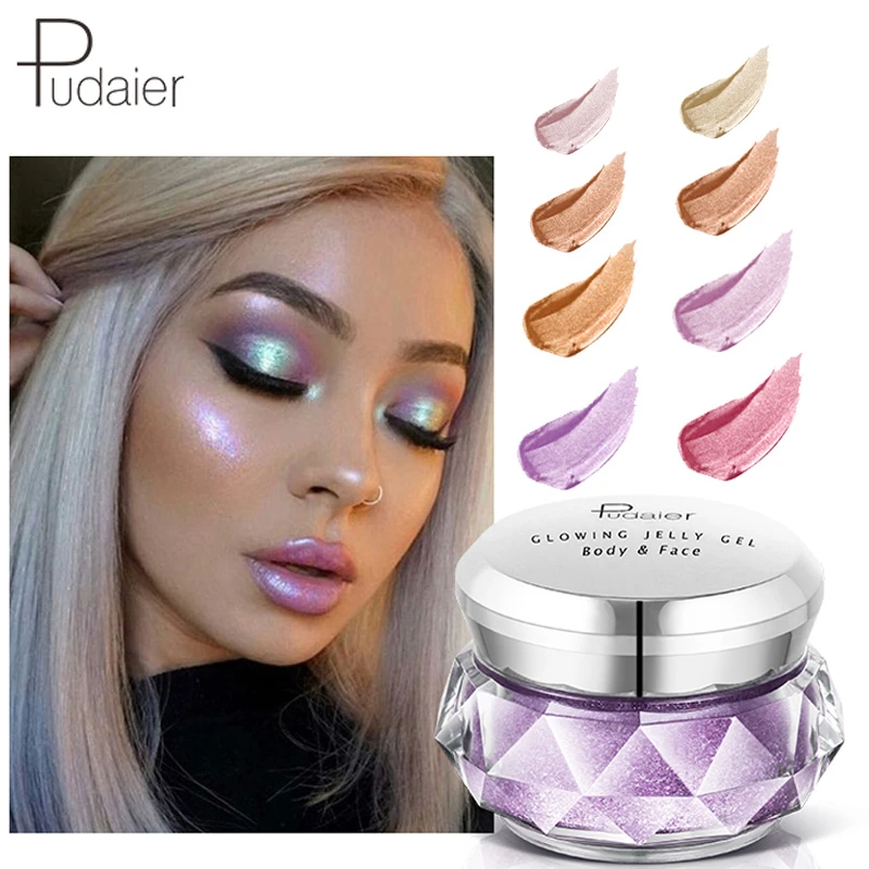 highlighter gel makeup