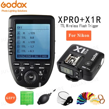 

Godox Xpro-N i-TTL II 2.4G X System Wireless Control Remote Trigger with X1R-N Controller Receiver Compatble for Nikon Flash