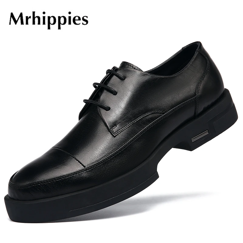 

mrhippies 2017 Luxury Designer Men Flats Genuine Leather Mens Formal Dress Shoes Handmade Casual Soft Loafers Moccasins