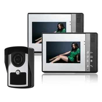 

Video Intercom Doorbell Home Apartment Color Video Door Phone System Kit 7" TFT LCD Monitor IR Camera