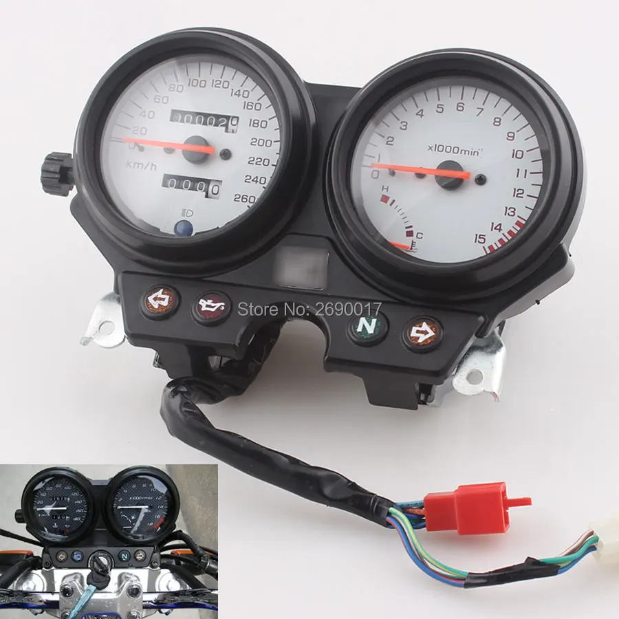 

260KM/H Motorcycle Speedometer Tachometer Tacho Gauge Instruments Fits for Honda CB600 Hornet 600 1996-2002 97 98 99 00 01