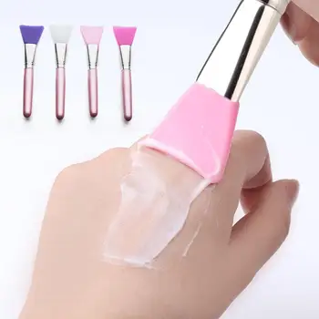 

Soft Flat Silicone Mask Brush Facial Mud Applicator Skin Face Care Makeup Beauty Tool Multi-function DIY Mask Stirring Stick
