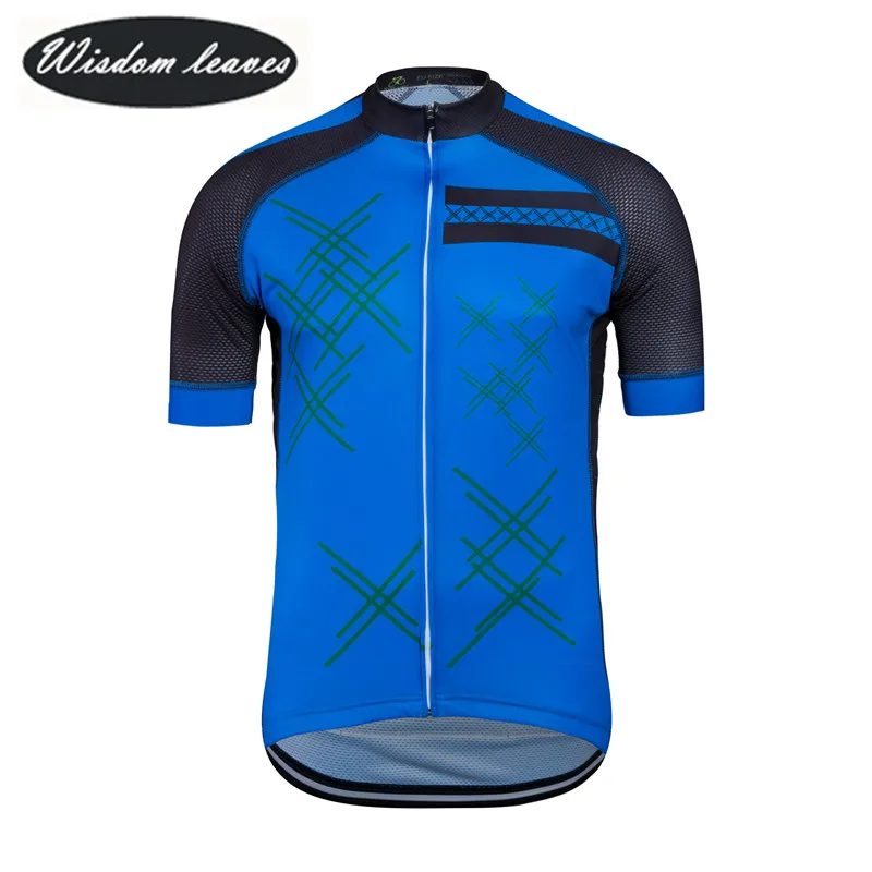 

Wisdom Leaves 2017 Designer Brand Men profesional cycling jersey Women Short sleeve bike clothing Team motocross jerseys ODM