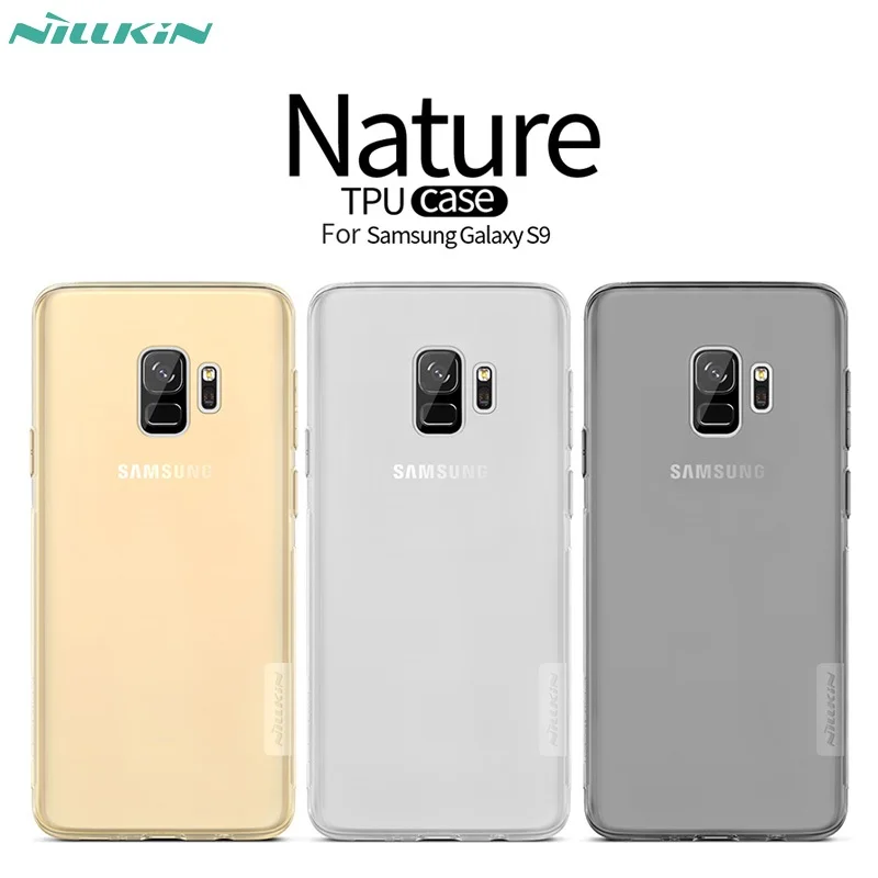 

For Samsung Galaxy S9 case Nillkin nature Transparent Clear Soft silicon TPU Protector case cover For Galaxy S9+ S9 Plus case
