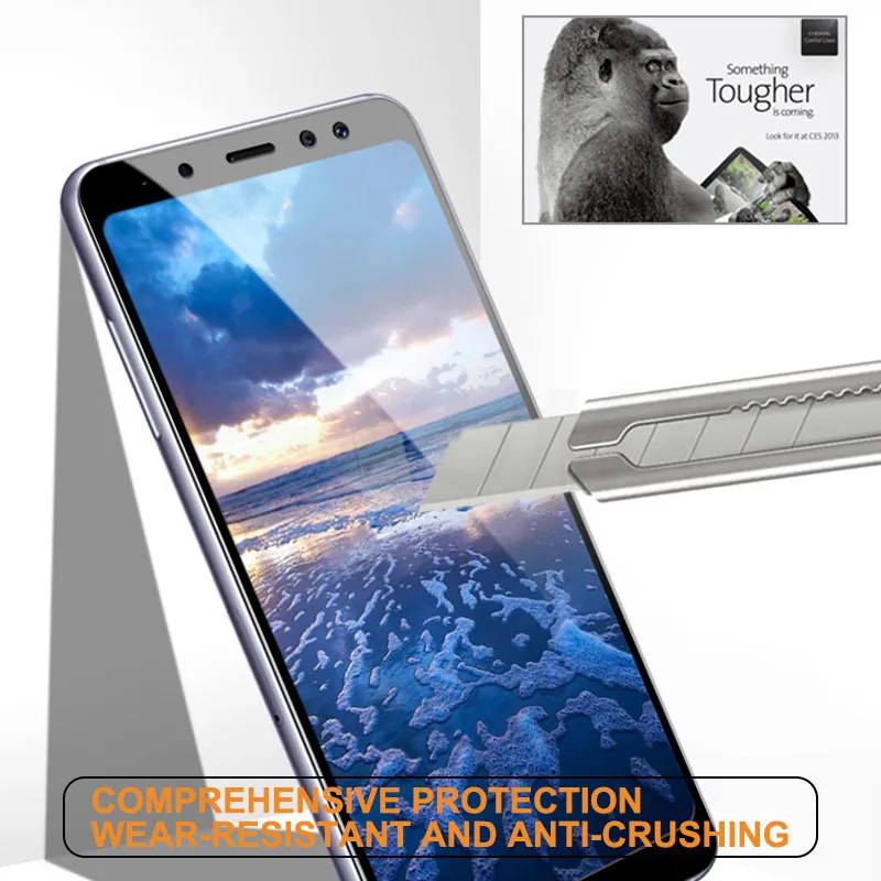 Закаленное стекло 9 H для Samsung Galaxy A3 A5 A7 2017 2016 A6 A8 Plus 2018 Защитная пленка экрана