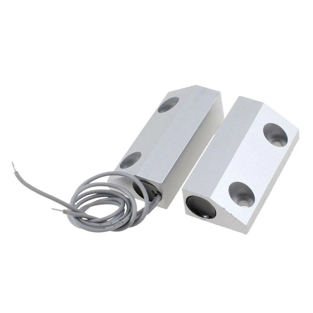

(1 PCS) Wired Plastic Magnet Sensor Door Window Open detector NC Relay output Alarm accessories Chest Lamp switch