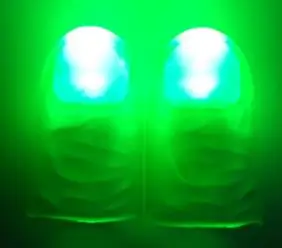 Волшебный Пальчиковый светильник, волшебная лампа, светильник для фокусов, профессиональный волшебник, Светящиеся Пальцы, светящиеся игрушки для детей - Цвет: 2pcs-green