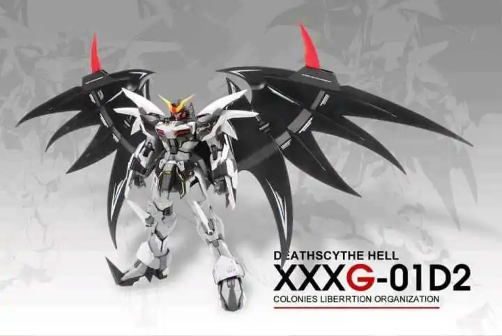 Club em Estoque Comic Modle Coração Deathscythe Inferno Gundam Xxxg-01d2 ew mg 1 - 100 Ação Conjunto Figura Brinquedo Robô 4 ação conjunto figura brinquedo robô