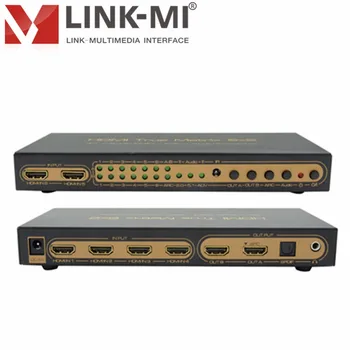 

LINK-MI LM-HD602 6X2 HDMI True Matrix 4K Audio EDID ARC Audio Extractor Supported 6 In 2 Out HDMI Matrix 6x2