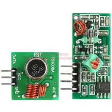 2pairs/lot 315MHz RF Wireless Remote Transmitting Mode & Receiving Module Transceiver Board Super Regeneration For Arduino