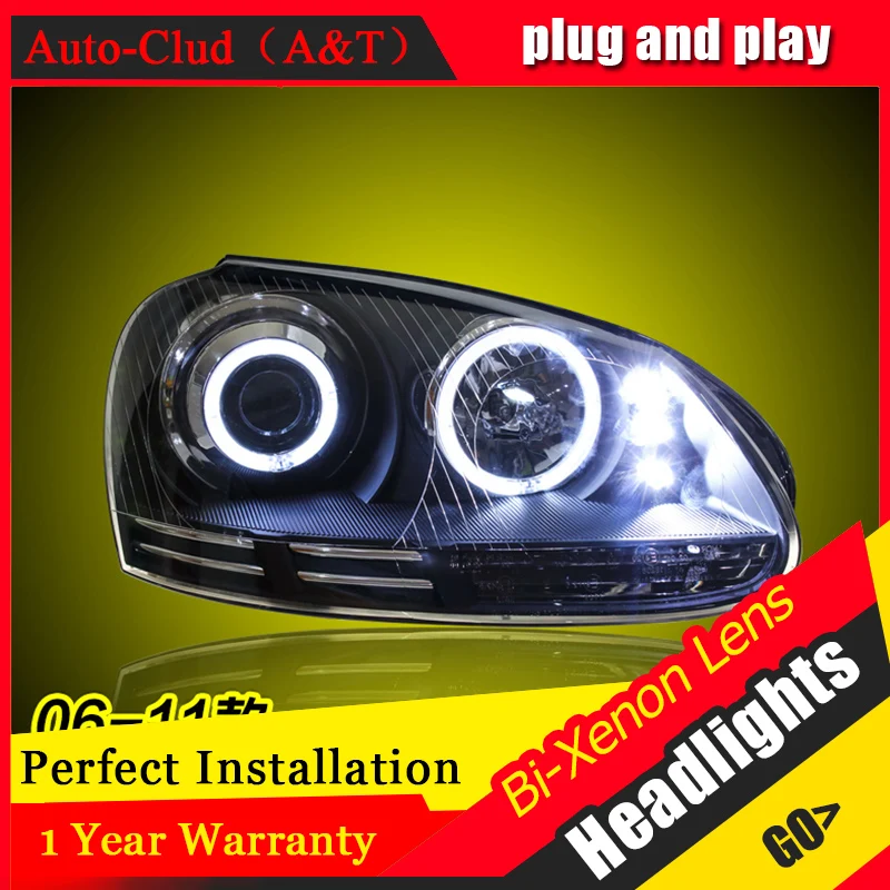 Car Styling For VW jetta led headlights 2006 12 For jetta head lamp