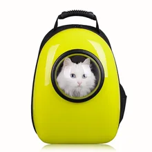 Новинка пространство Капсула форме pet carrier дышащие pet рюкзак собака вне дорожная сумка переносная сумка кошка сумка