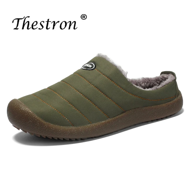 

2018 New Trend Men Winter Cotton Slippers Usefull Slip-On Comfortable Cheap Shoes Keep Warm High Quality Hot Sale Unisex Shoes