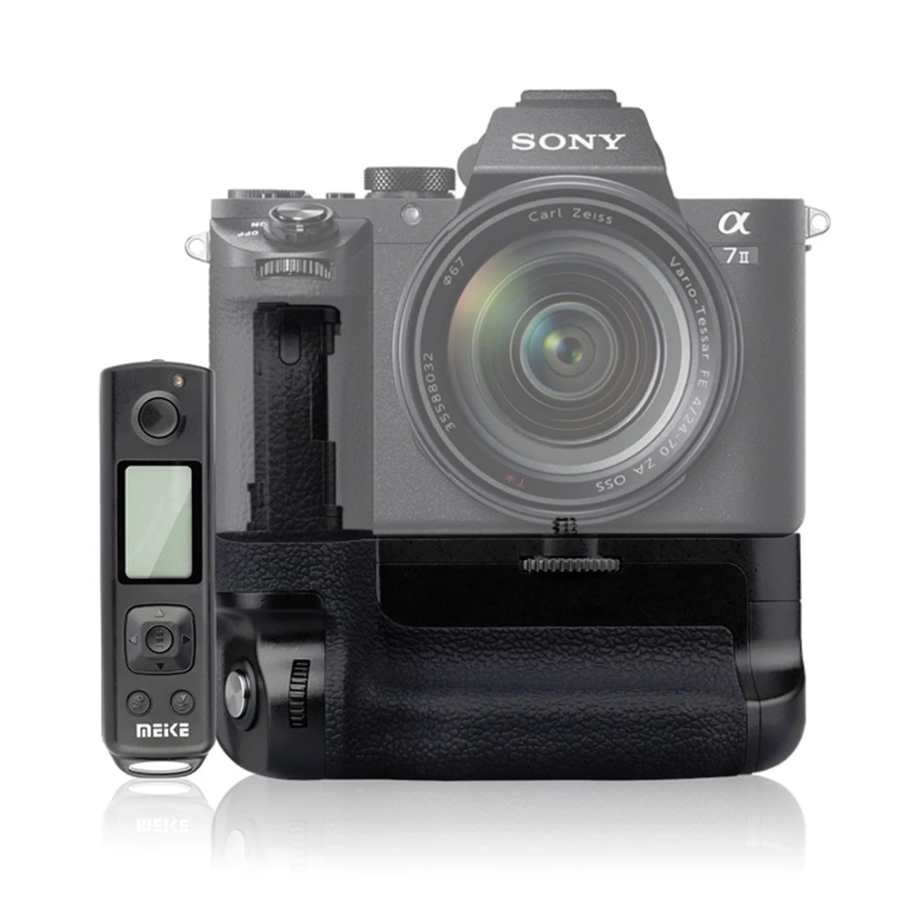Встроенный беспроводной аккумулятор Meike для sony A7II 2 4g с пультом дистанционного