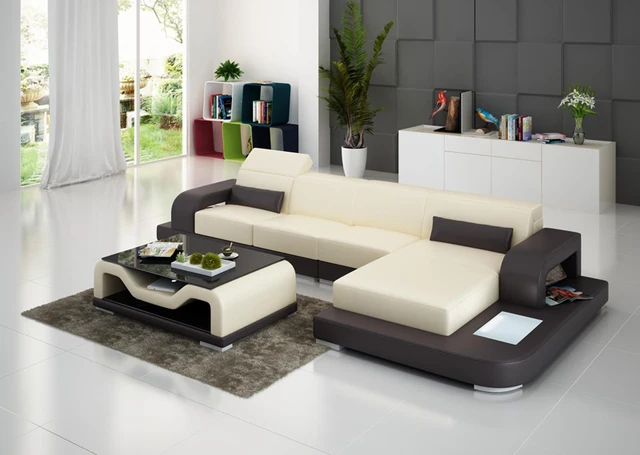 Small Size L Shape Modern Design Living Room Leather Sofa Furniture Small Size L Shape Modern Design Living Room Leather Sofa Furniture G8006c