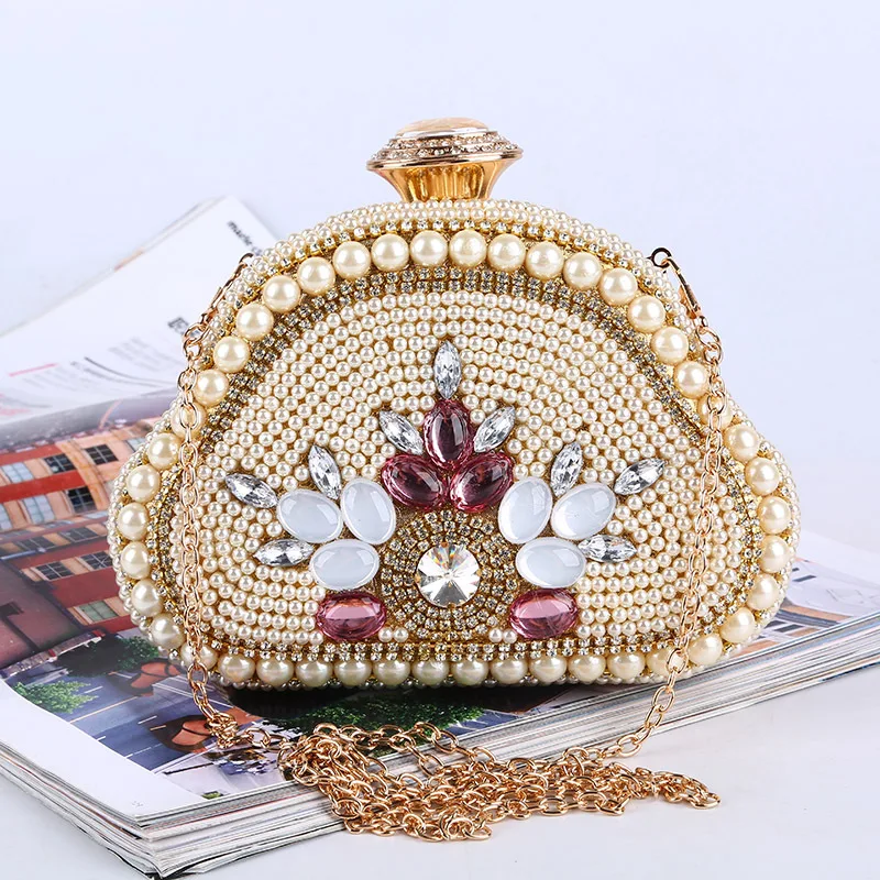 

Luxury Design Famous Brand Evening Party Bags Wedding China Handbag Diamond Clutch Messenger Golded Shoulder Bag Bolsa Feminina