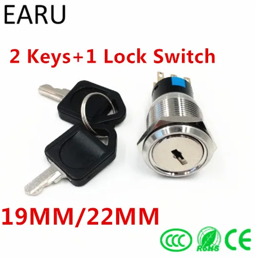 Electric Scooter 4 Wire Ignition Key Switch W// Two Blue Keys 2 Position On//off