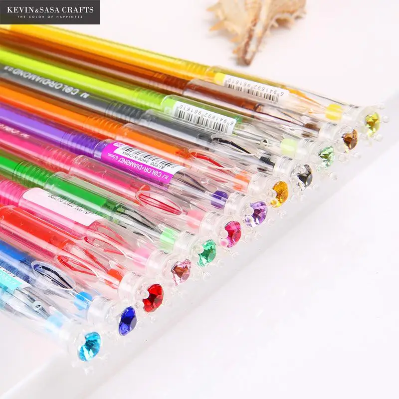 

12Pcs/Set Gel Pen Color Pen Stationery Kawaii School Supplies Gel Ink Pen School Stationery Office Supplier Pen Kids Gift Office