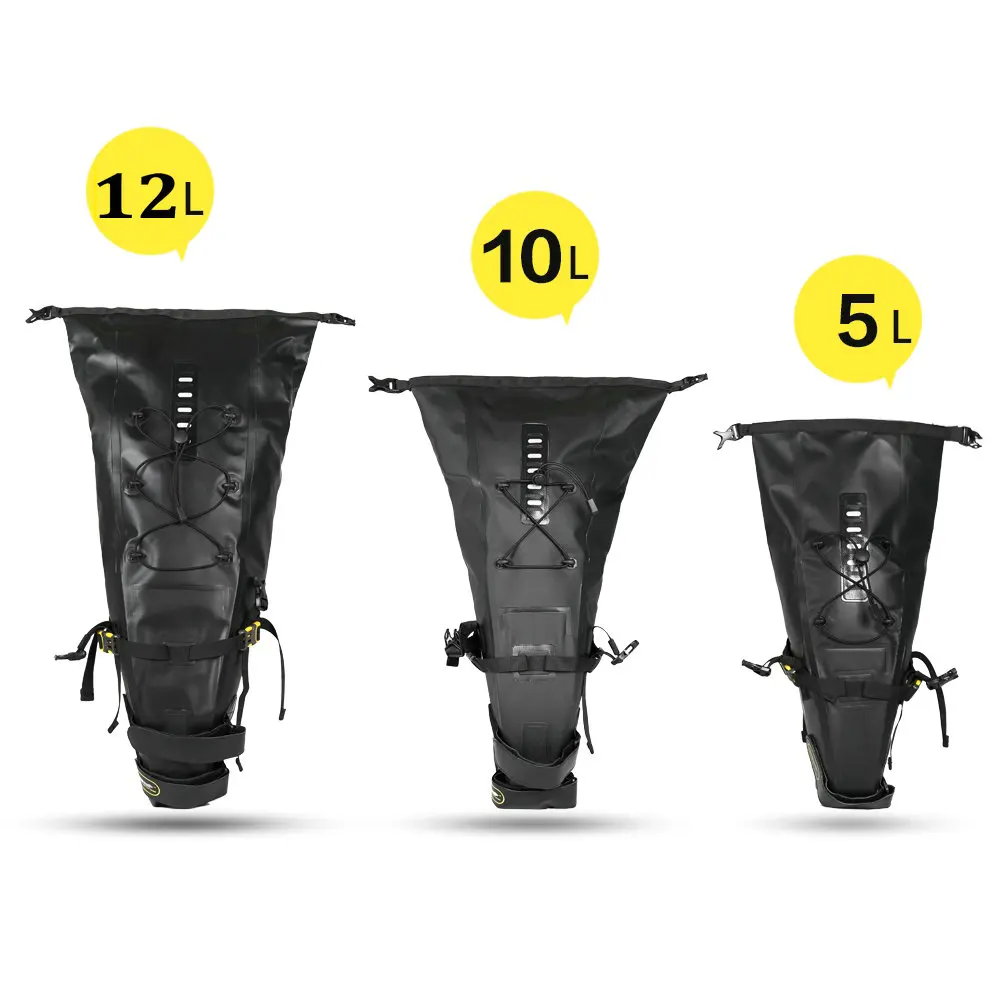 Perfect RHINOWALK Bicycle Bags Bike Saddle Bag Mountain Road Cycling Tail Rear Bag Waterproof Luggage Pannier Pouch Bike Accessories 12L 1