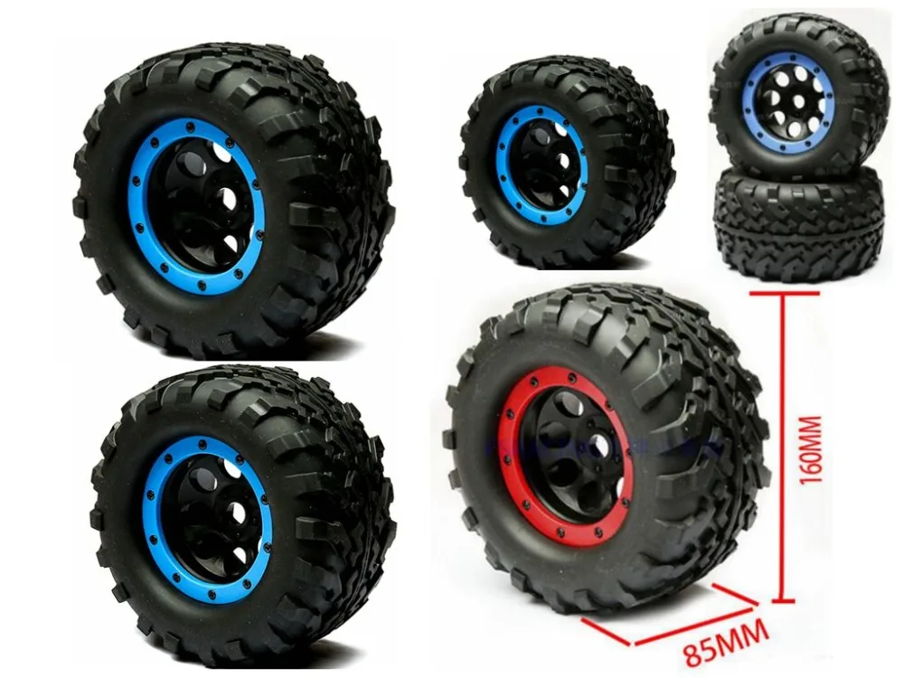 2pcs 1/8 Scale RC Monster Truck MT колеса и шины подходят для HPI Savage X4.6 F4.6 Flux hraxxas SUMMIT LOSI REDCAT HSP OFNA