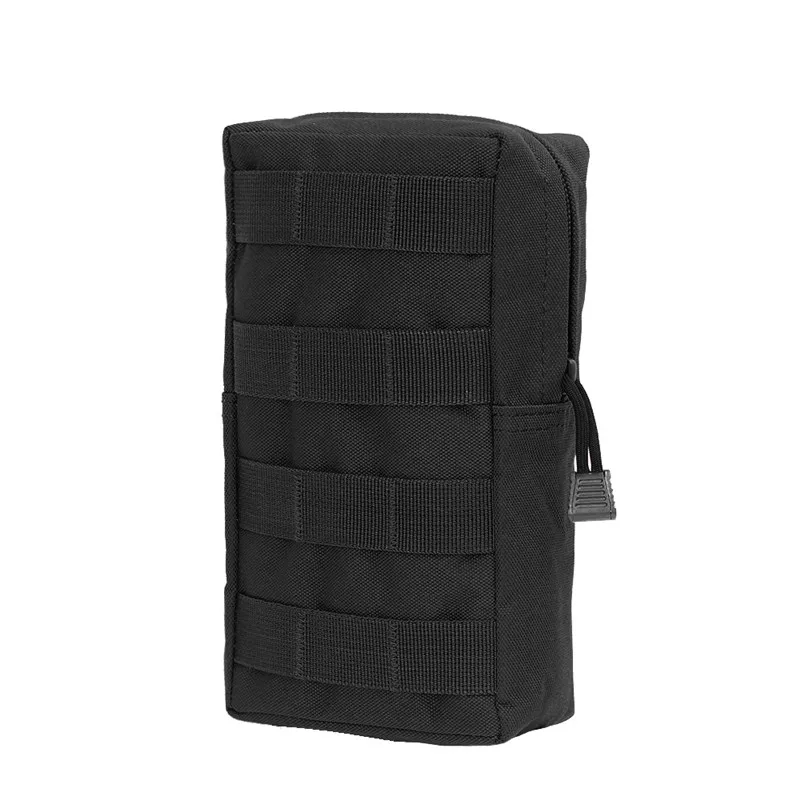 AIRSOFTPEAK Molle сумка жилет сумки аксессуары наборы инструментов поясная сумка нейлон утилита поясная сумка Пейнтбол для охоты на открытом воздухе жилет сумки - Цвет: Black