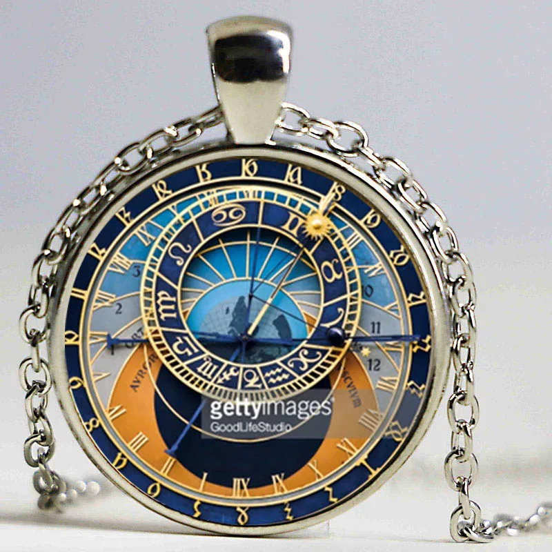 Not an Actual Sundial.D0030 Astronomical Sundial Globe Bracelets Astronomy Bracelet Aqua Bronze Astrological Charming Astronomy Science Jewelry