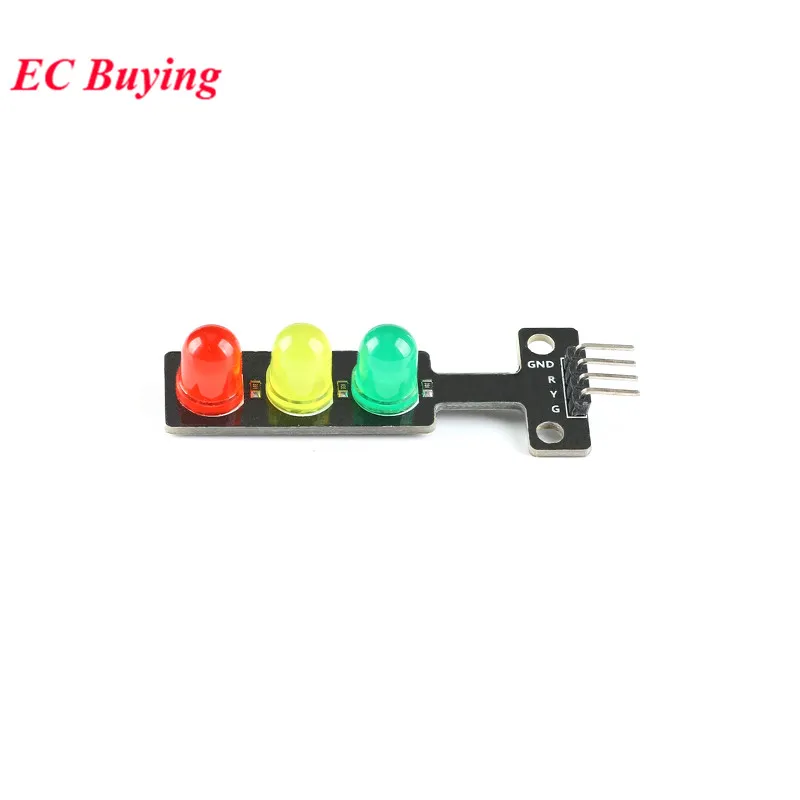 5 шт. DC 5 в мини светофор светодиодный дисплей модуль 5 мм красный ...
