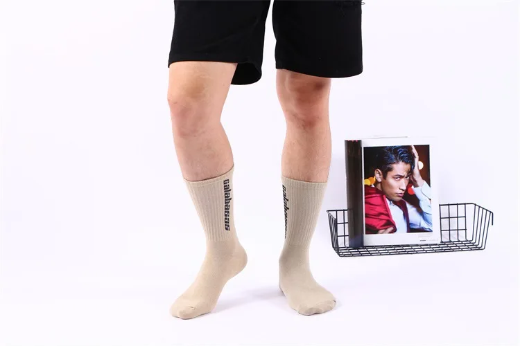 Носки в стиле хип-хоп с надписью Harajuku calabasas, трендовые носки для мужчин и женщин, нейтральные уличные длинные носки унисекс calabasas Calcetines