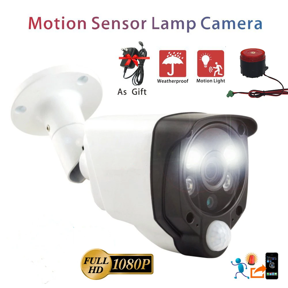 

IP Camera Outdoor 1080P HD Wireless Video Surveillance PIR Motion Detection Alarm with Siren Smart Home Security Alarm System