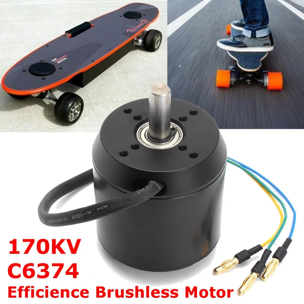 

170KV C6374 Motor for Electric Skateboard Longboard High Efficient Brushless Motor and Controller
