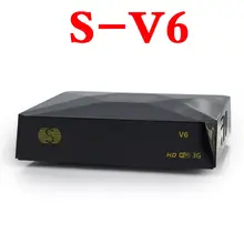 DVB-S2 Digital Satellite Receiver S-V6 2 USB port Support Xtream TV Box NOVA Wheel TV WEB TV Youtube USB Wifi Biss Key