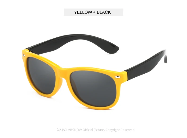 POLARSNOW TR90 рамки солнцезащитные очки для детей мальчиков и девочек polaized очки солнцезащитные очки модные детские UV400 аксессуары для глаз, солнцезащитные очки