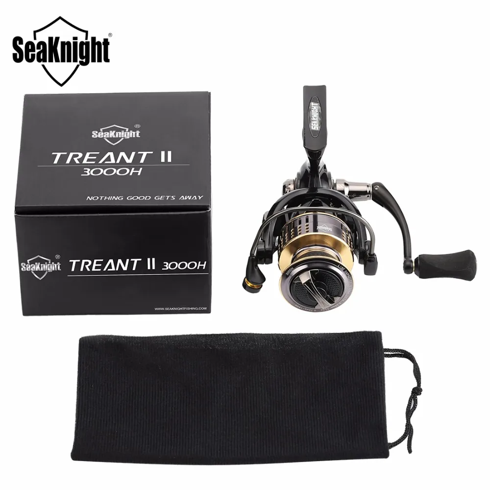 SeaKnight TREANT II 2000H 3000H 4000H обновленная Катушка для спиннинга 11BB 6 2: 1 углеродное волокно