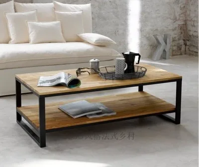 Continental hierro ikea salón sofá mesa de café mesa de café a hacer el viejo retro.jpg Mesas madera ikea